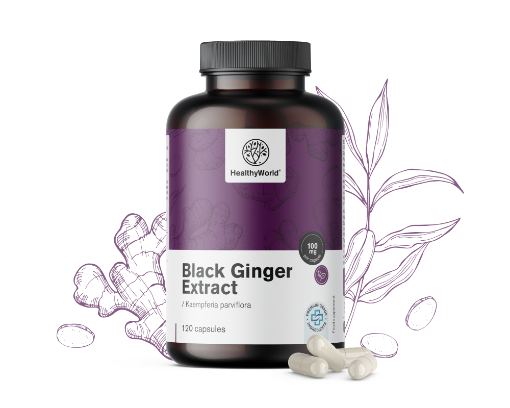 Черен джинджифил - екстракт