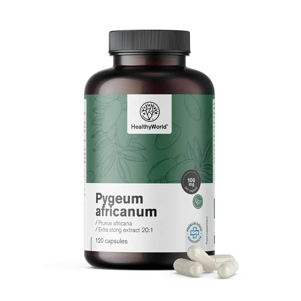 Pygeum - екстракт от африканска слива в капсули