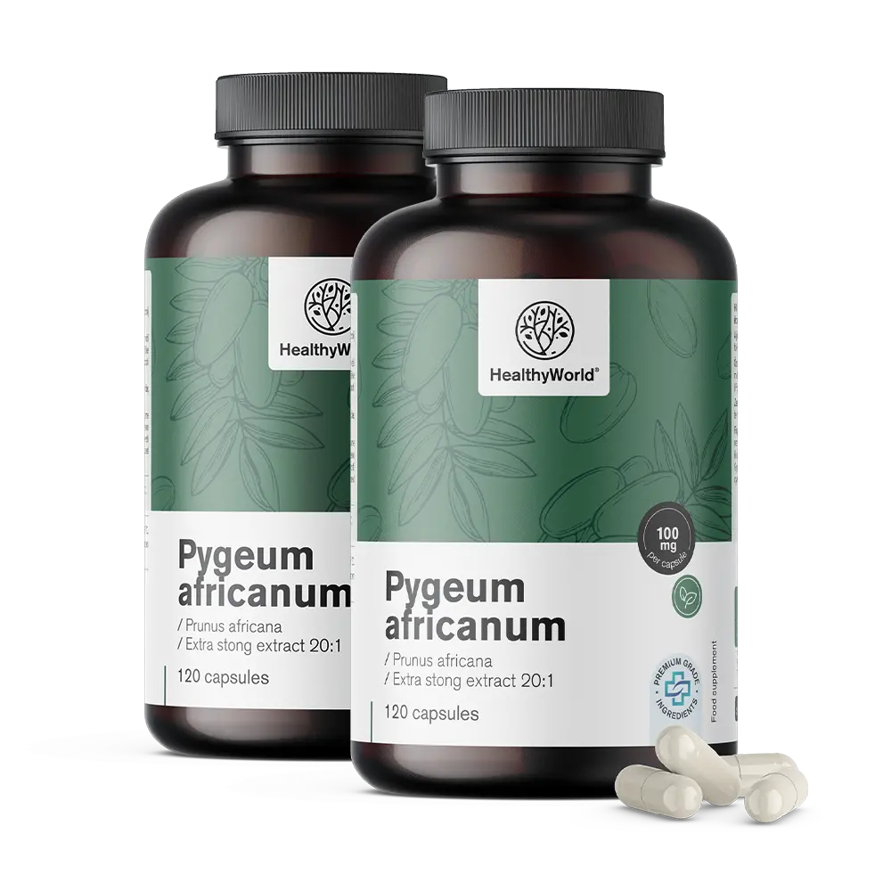 Pygeum - екстракт от африканска слива в капсули
