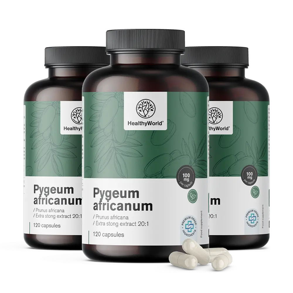 Pygeum - екстракт от африканска слива в капсули