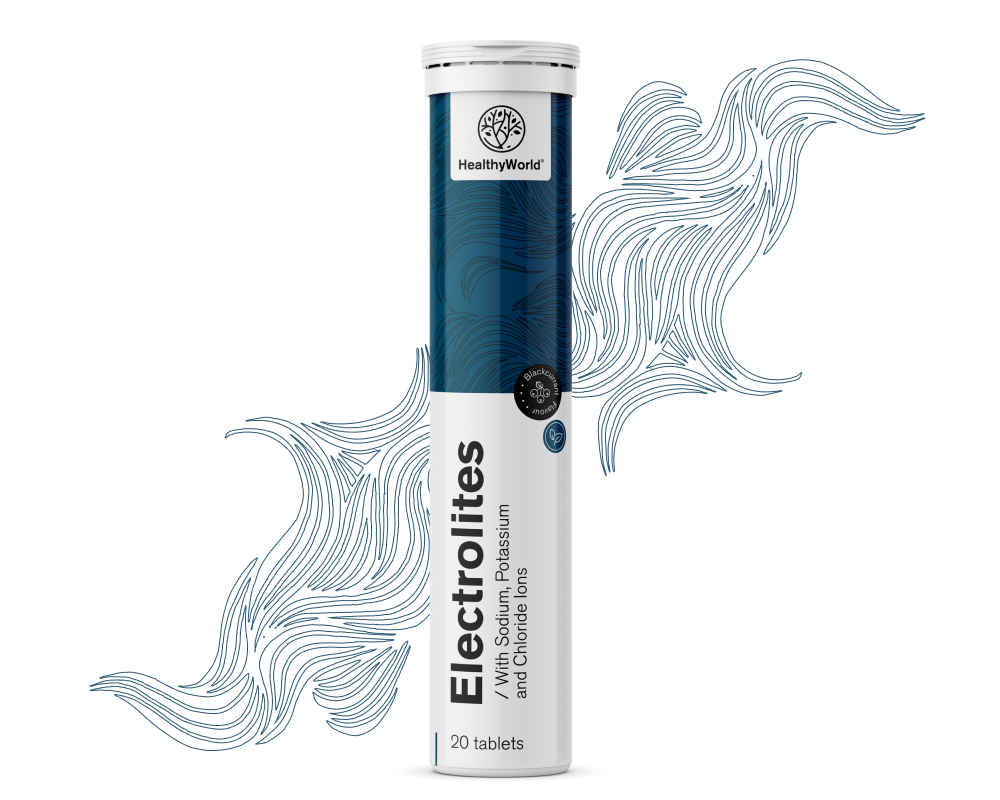 Електролити - ефервесцентни таблетки, 20 ефервесцентни таблетки ...