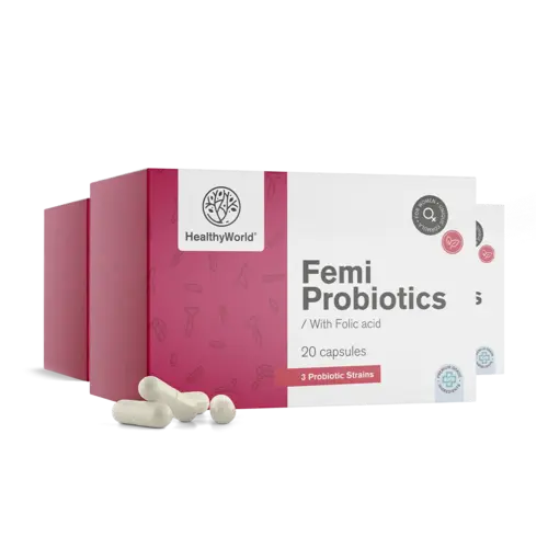 3x Femi Probiotics – за жени, общо 60 капсули