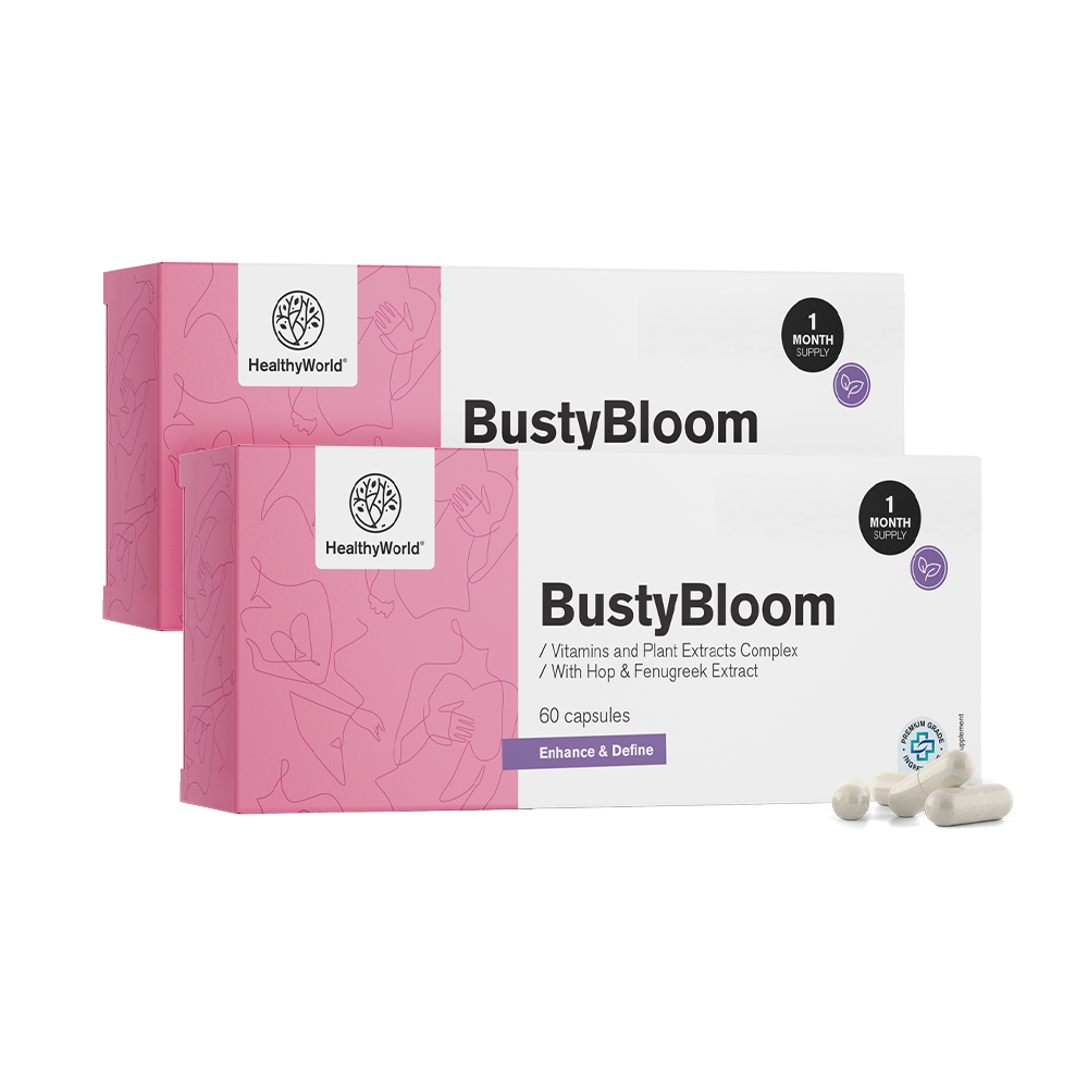 BustyBloom - комплекс от витамини и растителни екстракти.