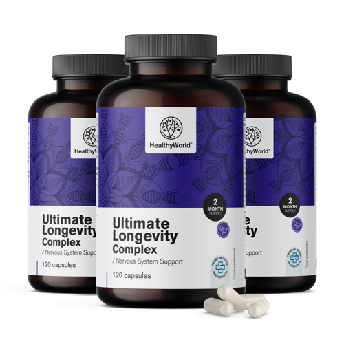 3x Ultimate Longevity Complex, общо 360 капсули