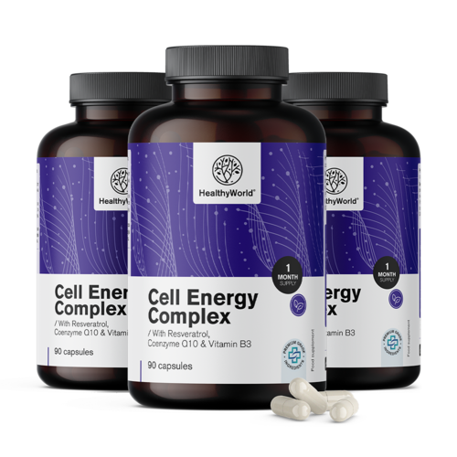 3x Cell Energy – комплекс за енергийния метаболизъм, общо 270 капсули