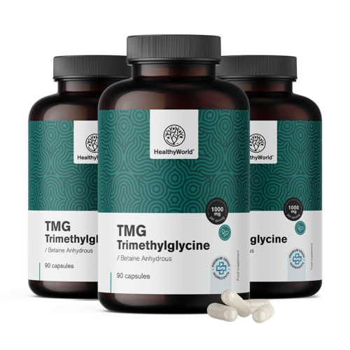 3x TMG – Триметилглицин, общо 270 капсули