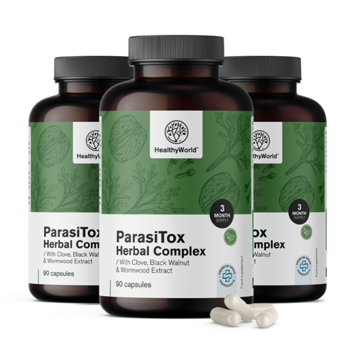 3x ParasiTox – билков комплекс, общо 270 капсули